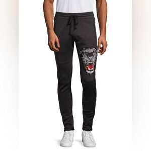 Robin's jean Graphic Embroidery Side Zip Jogging